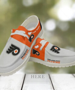 Personalized NHL Philadelphia Flyers Hey Dude Shoes