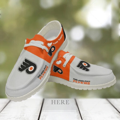 Personalized NHL Philadelphia Flyers Hey Dude Shoes