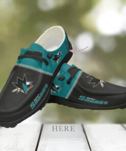 Personalized NHL San Jose Sharks Hey Dude Shoes