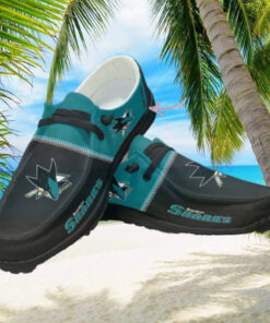 Personalized NHL San Jose Sharks Hey Dude Shoes