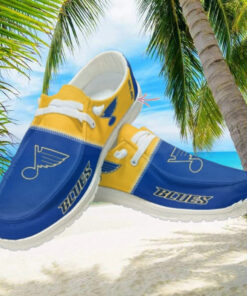 Personalized NHL St. Louis Blues Hey Dude Shoes