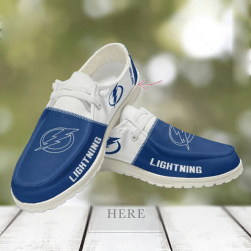 Personalized NHL Tampa Bay Lightning Hey Dude Shoes