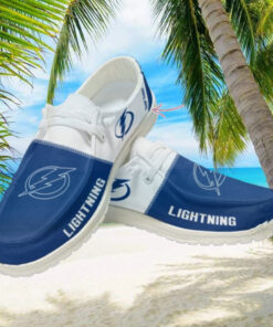 Personalized NHL Tampa Bay Lightning Hey Dude Shoes