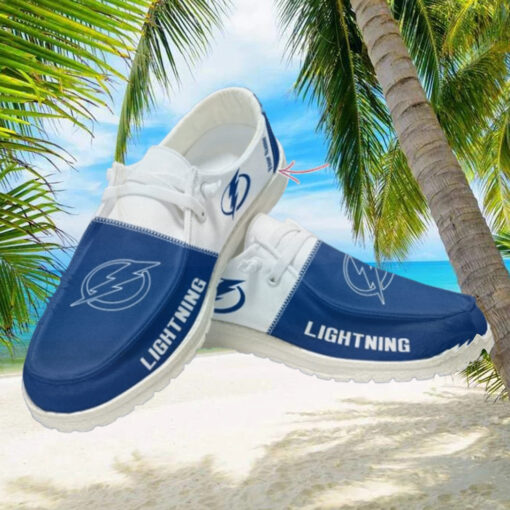 Personalized NHL Tampa Bay Lightning Hey Dude Shoes