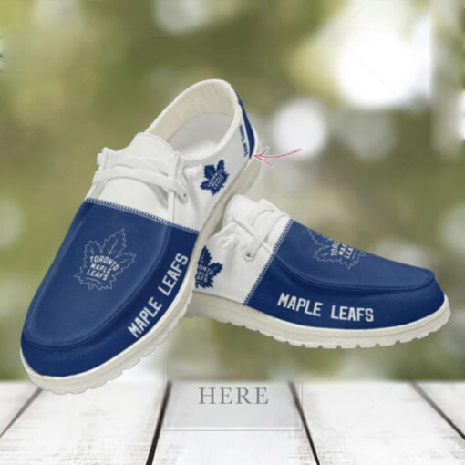 Personalized NHL Toronto Maple Leafs Hey Dude Shoes