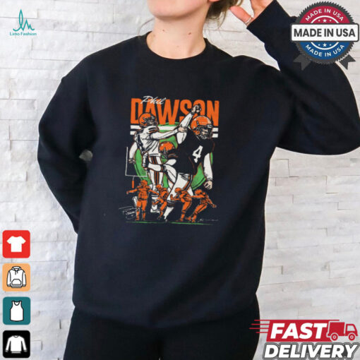 Phil Dawson Cleveland Browns Vintage Signature Painting t shirt