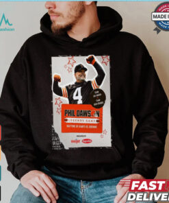 Phil Dawson Poster Team Joe Haden Vs Team Josh Cribbs Legends Game Halftime Of Giants Vs Browns Shirt