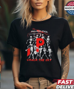 Philadelphia Crack The Sky Red October Skeleton t shirt