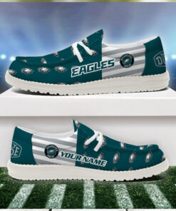 Philadelphia Eagles 2024 Version Personalized Hey Dude Shoes