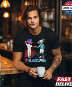 Philadelphia Eagles Barkley Philadelphia Phillies Harper Proud Player T Shirt Philadelphia Eagles Barkley Philadelphia Phillies Harper Proud Player T Shirt