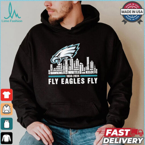 Philadelphia Eagles Fly 1933 2024 Logo City Shirt