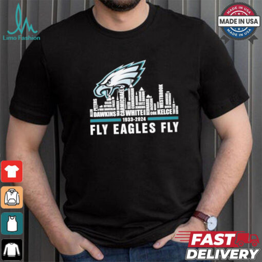 Philadelphia Eagles Fly 1933 2024 Logo City Shirt