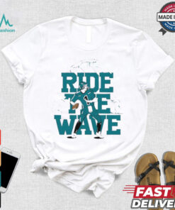 Philadelphia Eagles Jalen Hurts ride the wave shirt