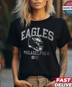 Philadelphia Eagles Nike Anthracite Helmet Essential T Shirt