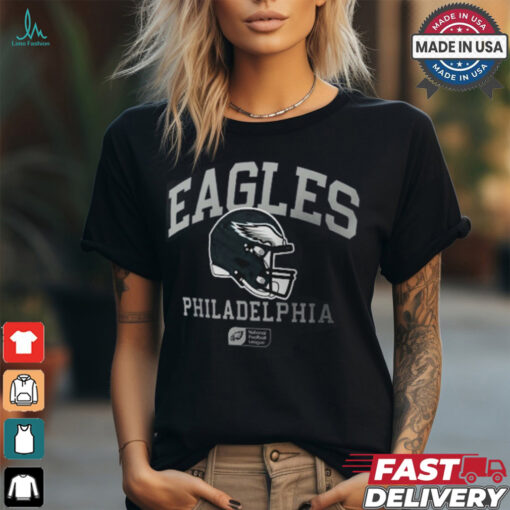Philadelphia Eagles Nike Anthracite Helmet Essential T Shirt