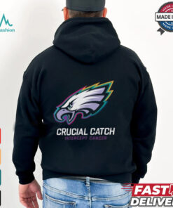 Philadelphia Eagles Nike Black 2024 NFL Crucial Catch T Shirt