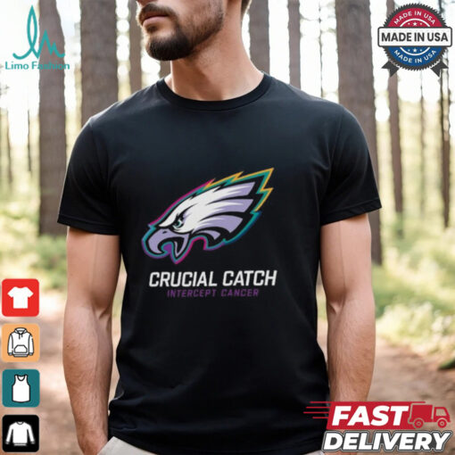 Philadelphia Eagles Nike Black 2024 NFL Crucial Catch T Shirt