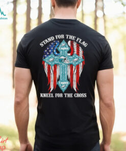 Philadelphia Eagles Stand For The Flag Kneel For The Cross 2024 T shirt