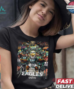 Philadelphia Eagles Vs. Saints Birds In The Big Easy 2024 Shirt