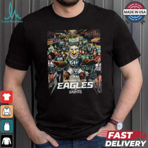 Philadelphia Eagles Vs. Saints Birds In The Big Easy 2024 Shirt