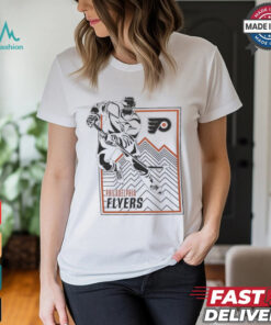Philadelphia Flyers Starter White Player Grid T Shirt