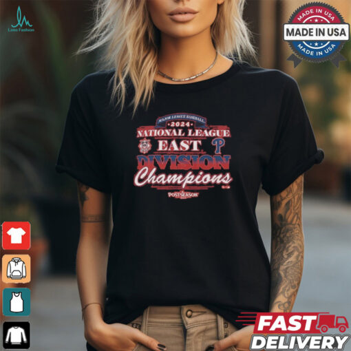 Philadelphia Phillies 2024 National League Division Champions Postseason T shirt