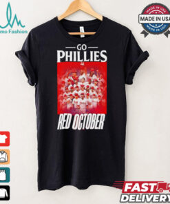 Philadelphia Phillies Go Phillies Red October NL East Division Champions graphic shirt