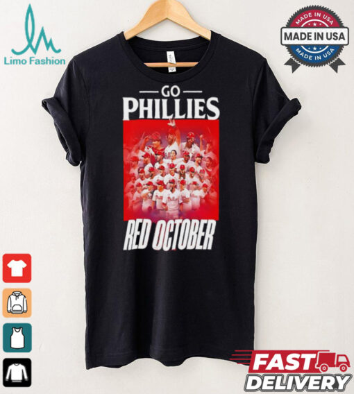 Philadelphia Phillies Go Phillies Red October NL East Division Champions graphic shirt