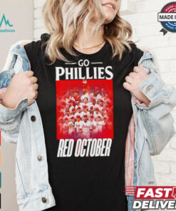 Philadelphia Phillies Go Phillies Red October NL East Division Champions graphic shirt