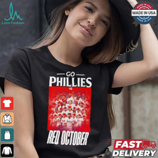 Philadelphia Phillies Go Phillies Red October NL East Division Champions graphic shirt