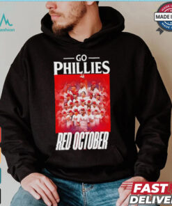 Philadelphia Phillies Go Phillies Red October NL East Division Champions graphic shirt