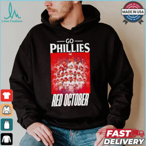 Philadelphia Phillies Go Phillies Red October NL East Division Champions graphic shirt