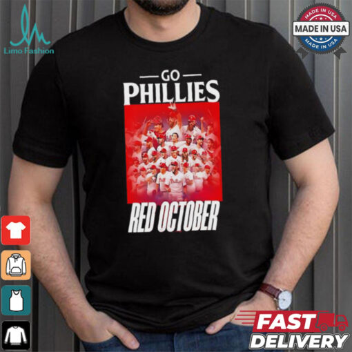 Philadelphia Phillies Go Phillies Red October NL East Division Champions graphic shirt