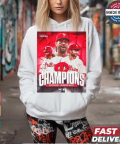 Philadelphia Phillies National League East Champions 2024 Poster Unisex T Shirt