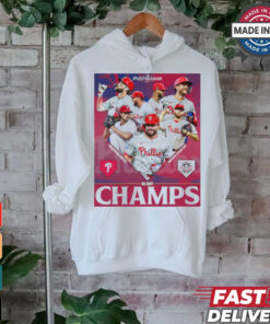 Philadelphia Phillies Postseason 224 Nl East Champs Poster Unisex T Shirt