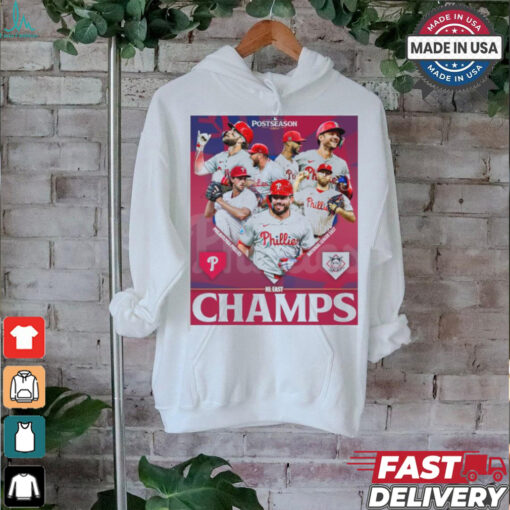 Philadelphia Phillies Postseason 224 Nl East Champs Poster Unisex T Shirt