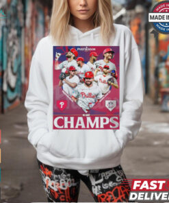 Philadelphia Phillies Postseason 224 Nl East Champs Poster Unisex T Shirt