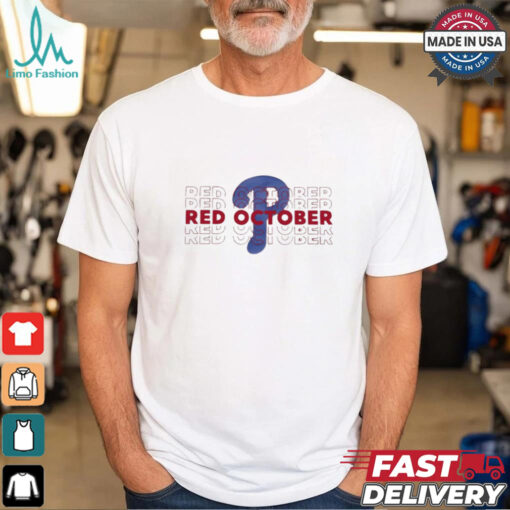 Philadelphia Phillies Red October 2024 shirt