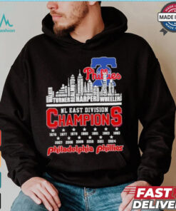 Philadelphia Phillies Skyline Players Name 2024 NL East Champions Shirt