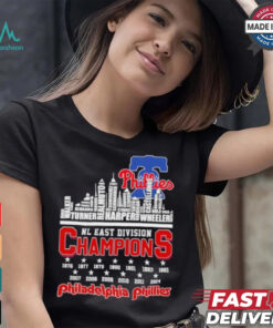 Philadelphia Phillies Skyline Players Name 2024 NL East Champions Shirt
