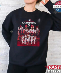 Philadelphia Phillies Team 2024 NL East Division Champions Poster Shirt