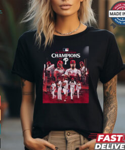 Philadelphia Phillies Team 2024 NL East Division Champions Poster Shirt