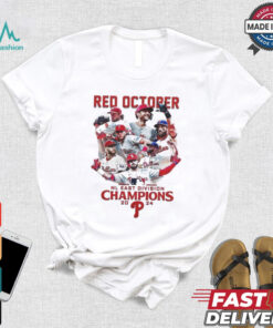 Philadelphia Phillies Team 2024 We Own The Red October Nl East Division Champions Shirt