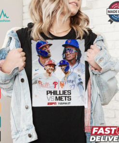 Philadelphia Phillies vs. New York Mets 2024 Sunday Night Baseball Shirt