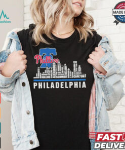 Philadelphia Skyline 2024 Philadelphia Phillies Players Name Shirt