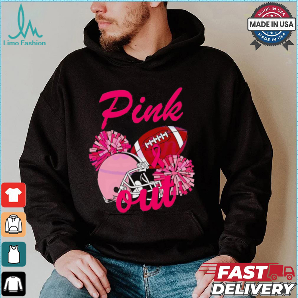 Pink out football helmet Breast Cancer shirt Pink out football helmet Breast Cancer shirt