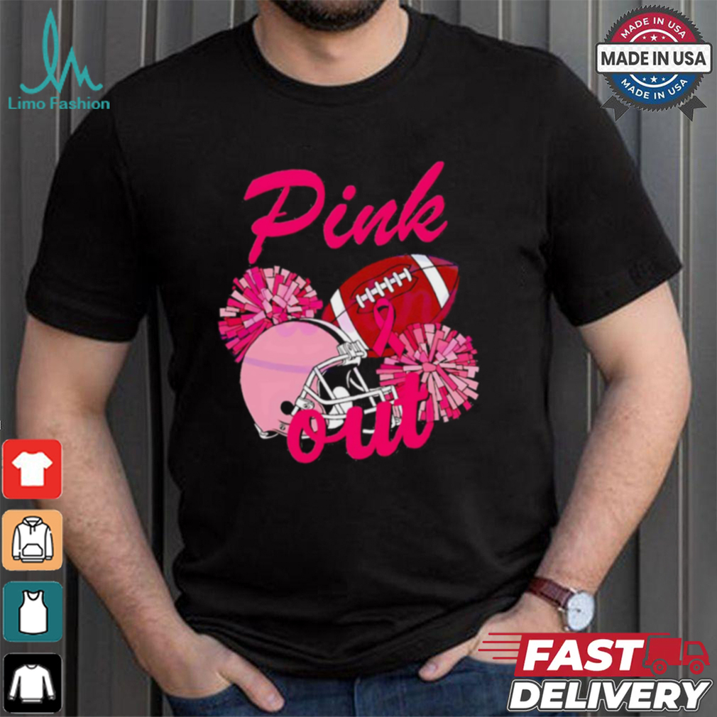 Pink out football helmet Breast Cancer shirt Pink out football helmet Breast Cancer shirt