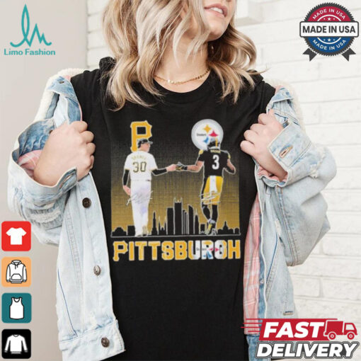 Pittsburgh 30 Skenes And Wilson Steelers City Signature Shirt