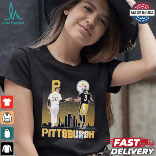 Pittsburgh 30 Skenes And Wilson Steelers City Signature Shirt