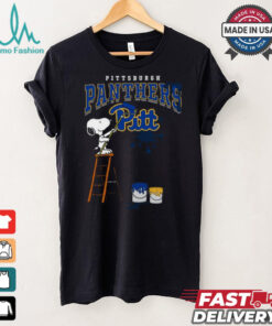 Pittsburgh Panthers Snoopy Painting Shirt